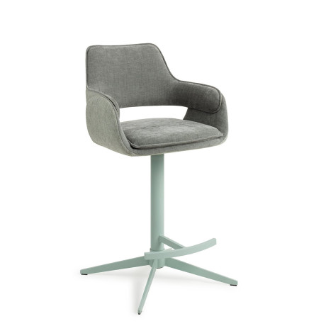 Jesper Home Barkruk 'Oketo' Draaibaar, kleur Green Midori (zithoogte 65cm)