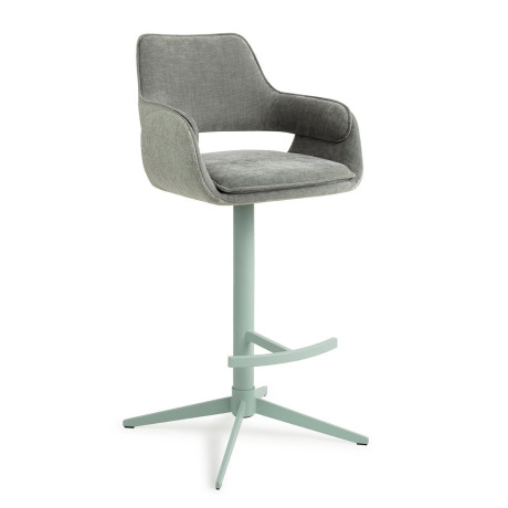 Jesper Home Barkruk 'Oketo' Draaibaar, kleur Green Midori (zithoogte 75cm)