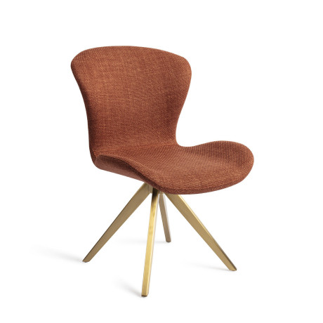 Jesper Home Eetkamerstoel 'Moji' Turn Gold, Draaibaar, kleur Happy Hazel