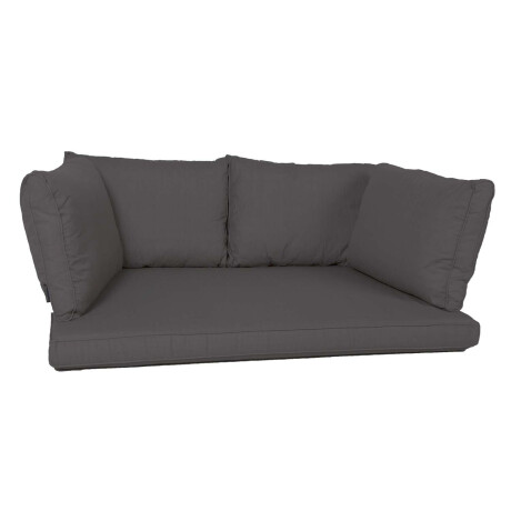 Palletkussen zit/arm/rug carré (120X80cm)   Basic black