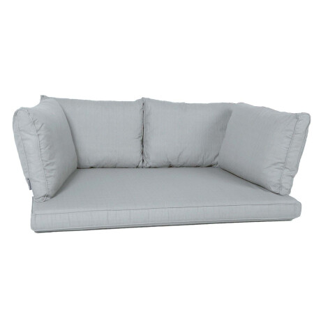Palletkussen zit/arm/rug carré (120X80cm)   Basic grey