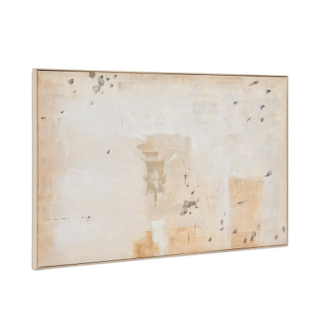 Kave Home Schilderij 'Silpa' 120 x 200cm, kleur Donkerbeige