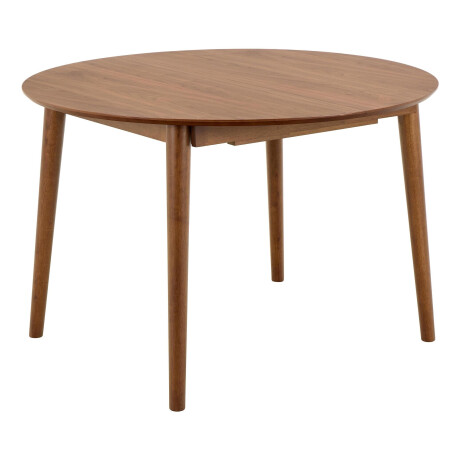 Bendt Uitschuifbare Ronde Eettafel 'Montreux' Walnoot, 115-154 x 115cm, kleur Bruin