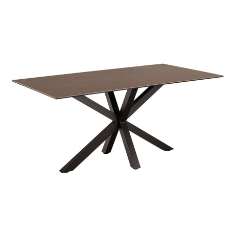 Bendt Eettafel 'Line' Keramiek, 160 x 90cm, kleur Bruin