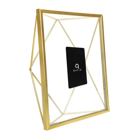 QUVIO Fotolijst - 6,5 x 17,5 x 23 cm - Hexagon - Goud