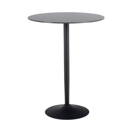 Bendt Ronde Bartafel / Statafel 'Tempest' Keramiek 80cm, Kleur Zwart