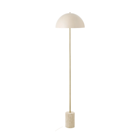 Cheryl vloerlamp marmer zand - Ø40 cm
