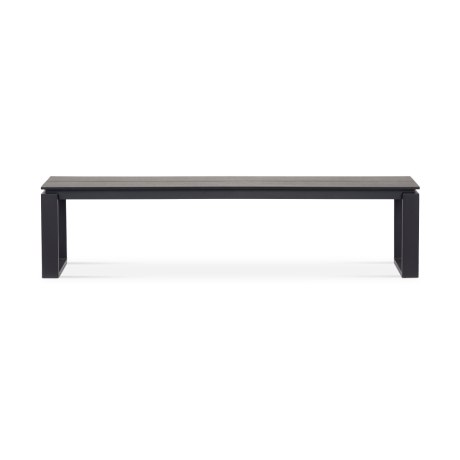 Abel tuinbank zwart - 180 x 43 cm