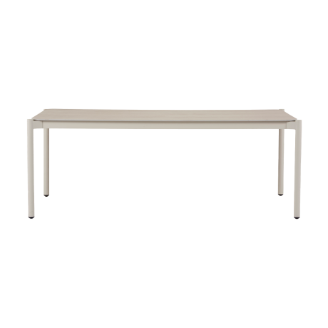 Joey aluminium tuintafel met stenen blad beige - 200 x 100 cm