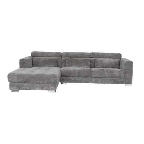 Tower Living 3-zits Loungebank 'Brighton' Links, kleur Lichtgrijs