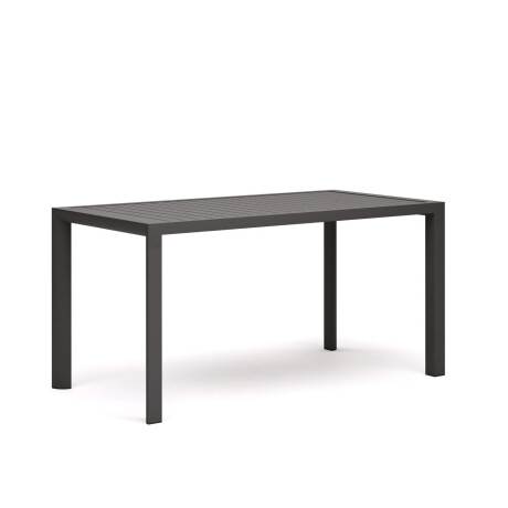Kave Home Tuintafel 'Culip' 150 x 77cm, kleur Donkergrijs