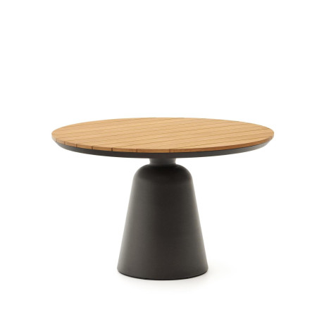 Kave Home Ronde Eettafel 'Tudons' Teakhout, 120cm