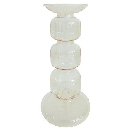 Richmond Kandelaar 'Rabia' Glas, 24cm