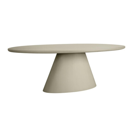 Tower Living Ovale Eettafel 'Mello' 220 x 120cm, kleur Beige