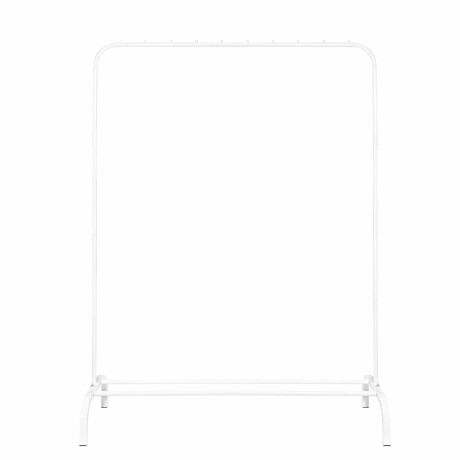 QUVIO Kledingrek met schoenen opbergruimte - 40 x 110 x 150 cm - Wit