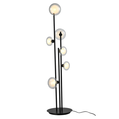 Richmond Vloerlamp 'Luva' 6-lamps, kleur Zwart