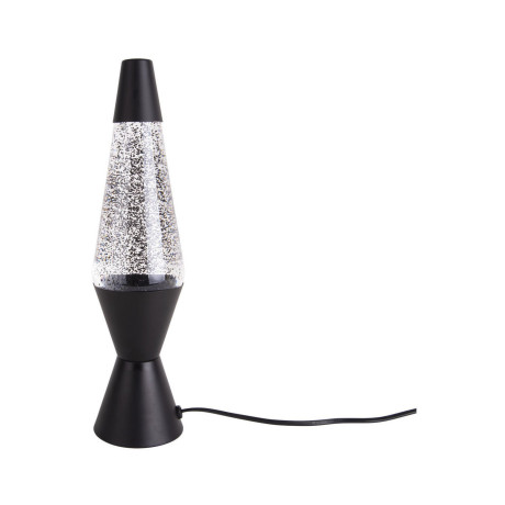 Leitmotiv Tafellamp 'Glitter' kleur Zwart