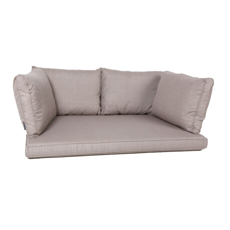Palletkussen zit/arm/rug carré (120X80cm)   Basic taupe