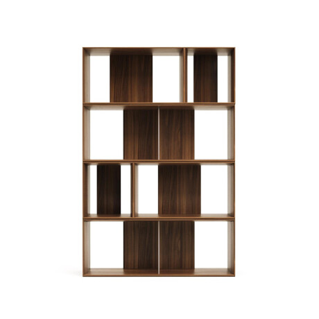 Kave Home Modulair Wandrek 'Litto' Walnoot, 152 x 101cm