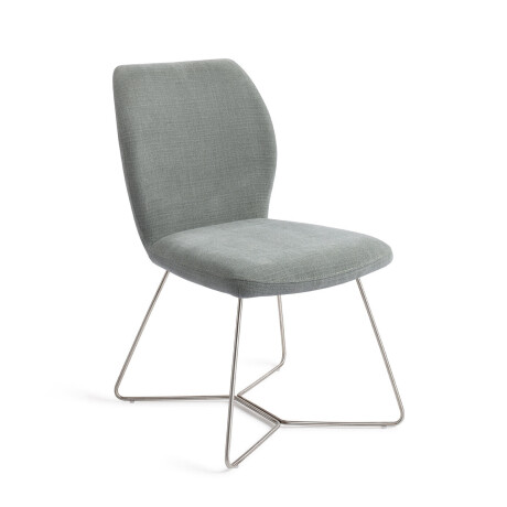 Jesper Home Eetkamerstoel 'Ikata' Beehive Steel, kleur Breezy Blue