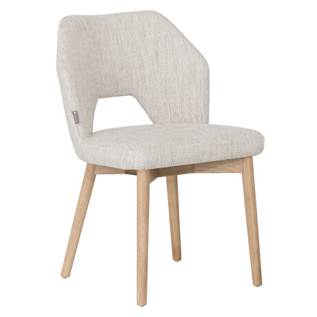 MUST Living Eetkamerstoel 'Blossom', kleur Naturel