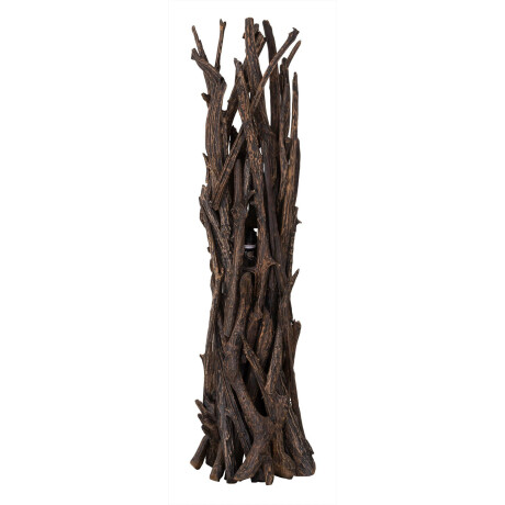 MUST Living Vloerlamp 'Spot' Teakhout, kleur Zwart