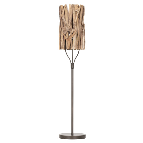 MUST Living Vloerlamp 'Forest' Teakhout, 150cm, kleur Naturel