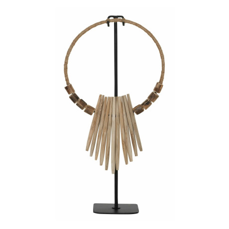 MUST Living Decoratie 'Necklace' Teakhout, 53cm