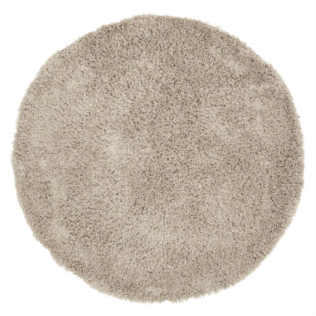 MUST Living Rond Vloerkleed 'Celeste' 150cm, kleur Taupe