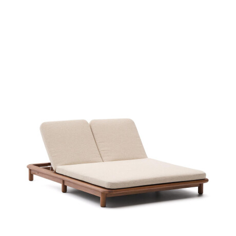 Kave Home 2-persoons Ligbed 'Turqueta' Teakhout