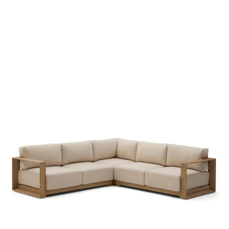 Kave Home 5-zits Loungebank 'Ambra' Acaciahout