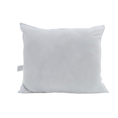 Kussen Effen Default Title Orange Line - Dekbed-Discounter.nl