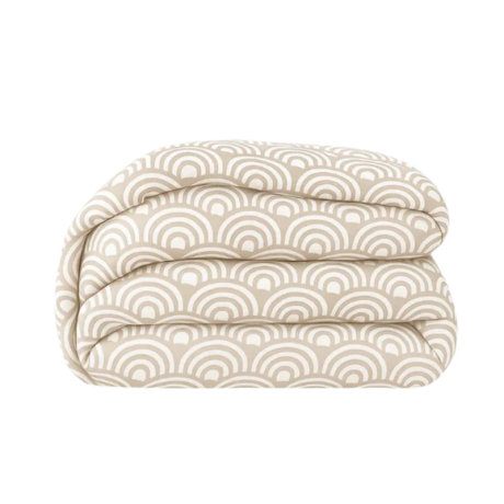 1+1 Gratis Wasbaar Easy Dekbed Zonder Overtrek - Zonder Overtrek - Bow - Beige - Dekbed-Discounter.nl