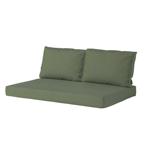 Palletkussen premium zit en rug carré (120x80cm)   manchester green (waterafstotend)