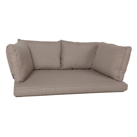 Palletkussen zit/arm/rug carré (120X80cm)   Panama taupe
