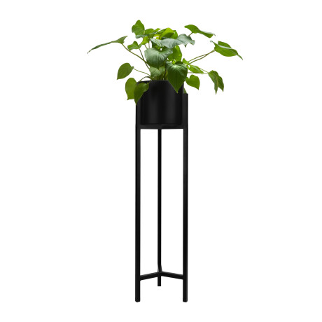 QUVIO Plantenstandaard inclusief pot - Metaal - 22 x 22 x 90 cm