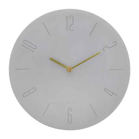 QUVIO Wandklok industrieel - Beton - Diameter 30 cm