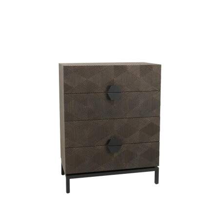 Tower Living Ladekast 'San Marino' Eiken, Met 4 laden