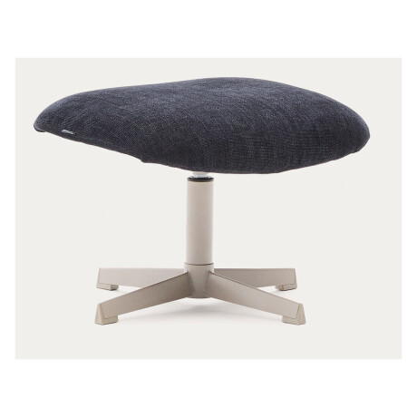 Kave Home Draaibare Hocker 'Teryl' Chenille, kleur Donkerblauw