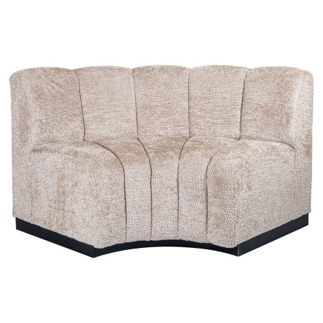 Richmond Eetkamerbank 'Hillpark' Hoek, Chenille, kleur Beige