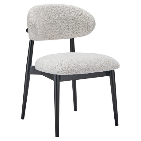 Richmond Eetkamerstoel 'Cherry' Chenille, kleur Crème