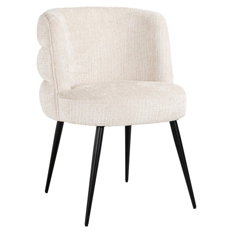 Richmond Eetkamerstoel 'Stella' Chenille, kleur Beige