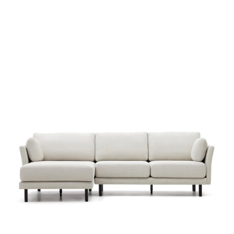 Kave Home Loungebank 'Gilma' Links/Rechts, Chenille, kleur Beige
