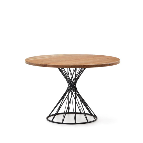 Kave Home Ronde Eettafel 'Niut' Acaciahout, 120cm