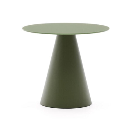 Kave Home Ronde Bijzettafel 'Wilshire' 50cm, kleur Donkergroen