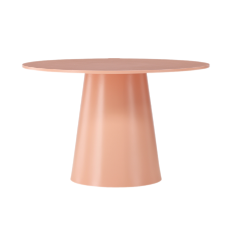 Trude houten eettafel zacht roze - Ø 120 cm