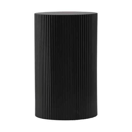 Asa houten bijzettafel zwart - Ø 31 cm