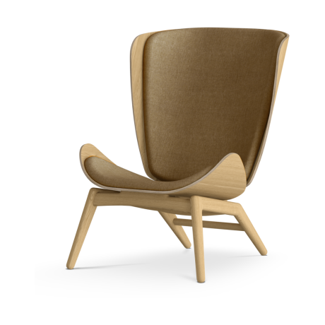 The Reader houten fauteuil Sugar Brown