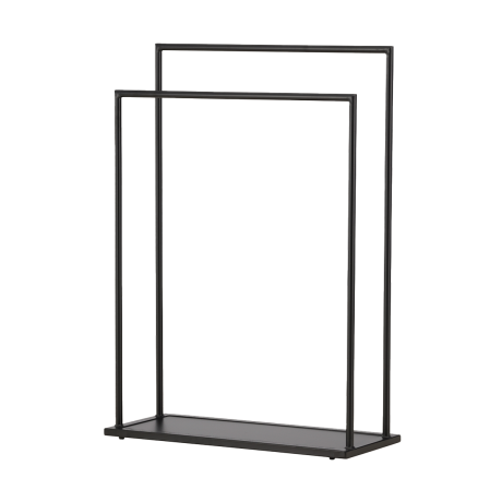Eva zwart metalen kledingrek - 100 x 70 cm