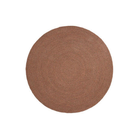 Kave Home Rond Vloerkleed 'Despas' 200cm, kleur Terracotta